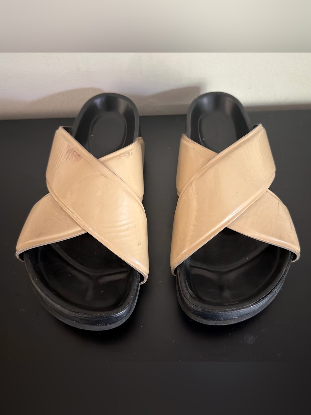 CELINE BY PHOEBE PHILO 2014 criss cross Sandals Size  37 /7 old celine